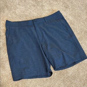 HUK Men's Navy Blue Shorts 36